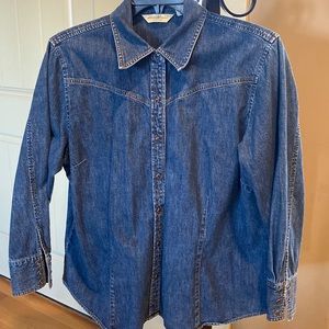 XXL Eddie Bauer Snap Button Shirt